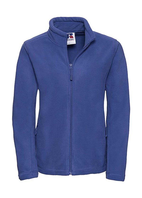 Ladies Full Zip Outdoor Fleece Kleur Bright Royal