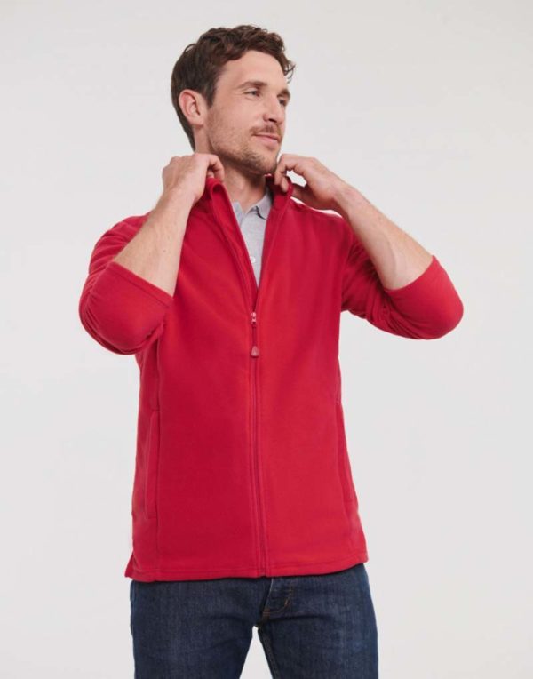 Men's Full Zip Microfleece 0R880M0,merk Russell. Fleece Vest Heren,merk Russell.