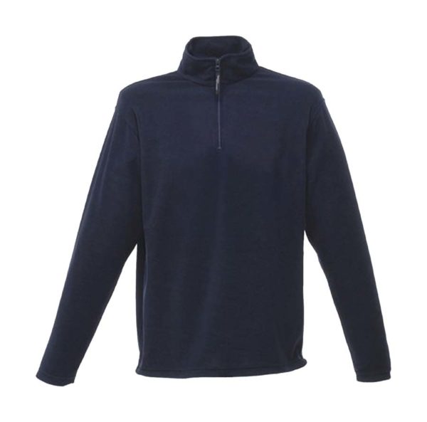 Micro Zip Neck Fleece Kleur Dark Navy