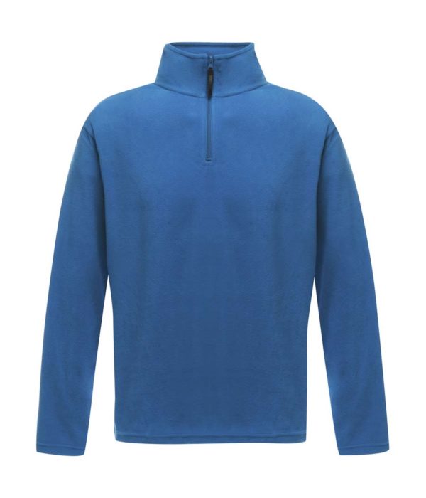 Micro Zip Neck Fleece Kleur Oxford Blue