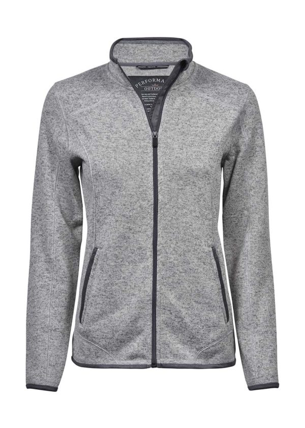 Outdoor Fleece Jacket Kleur Grey Melange
