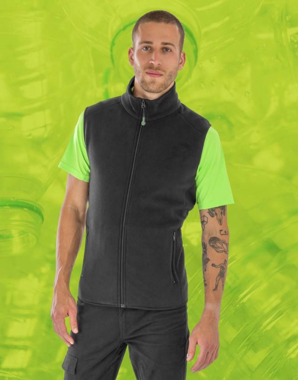 Recycled Fleece Polarthermic Bodywarmer R904X,merk Result Genuine Recycled. Fleece Bodywarmer Heren,merk Result Genuine Recycled.