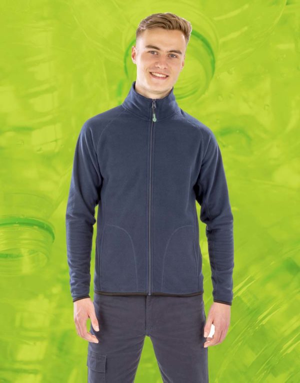 Recycled Microfleece Jacket R907X,merk Result Genuine Recycled. Fleece Vest Heren,merk Result Genuine Recycled.