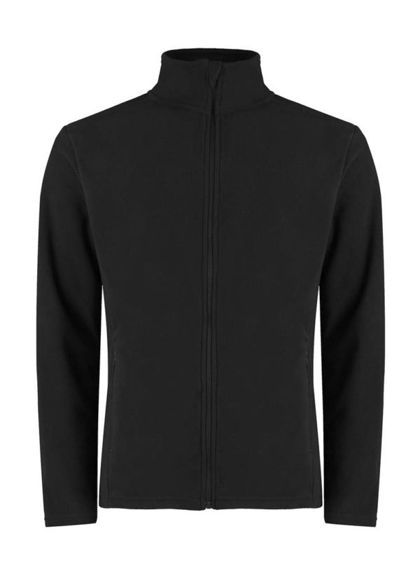 Regular Fit Corporate Micro Fleece Kleur Black