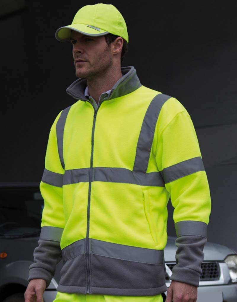 Safety Microfleece R329X,merk Result Safe-Guard. Fleece Vest Heren,merk Result Safe-Guard.