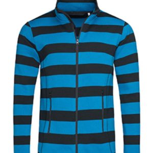 Striped Fleece Jacket ST5090,merk Stedman