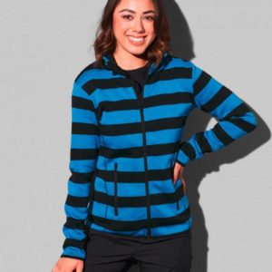 Striped Fleece Jacket Women,merk Stedman ST5190