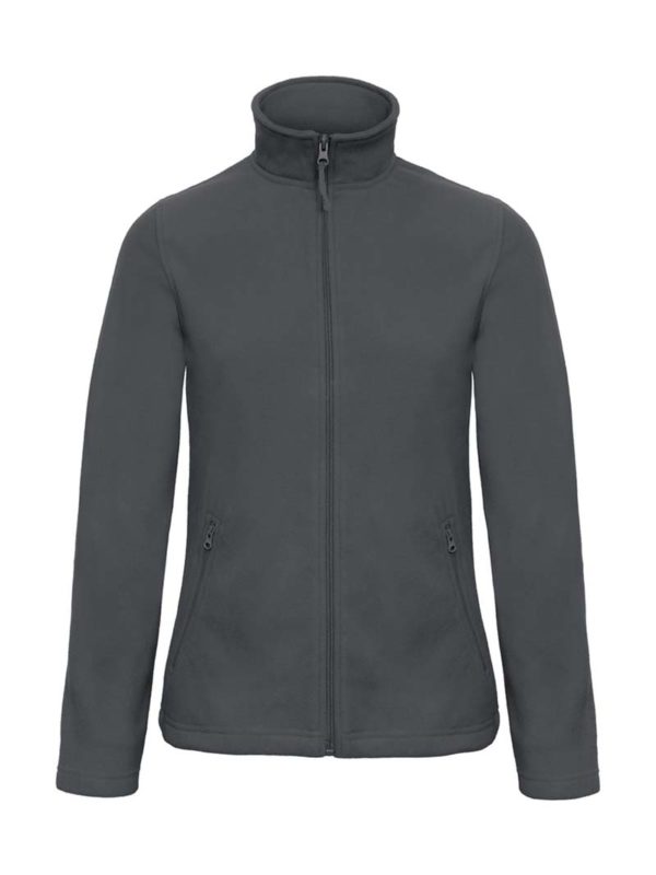 Women Micro Fleece Full Zip Kleur Dark Grey