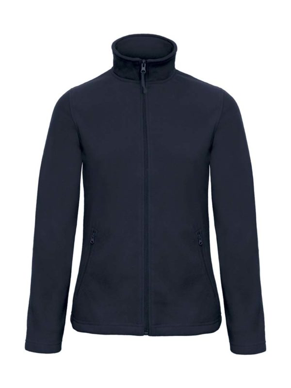 Women Micro Fleece Full Zip Kleur Navy