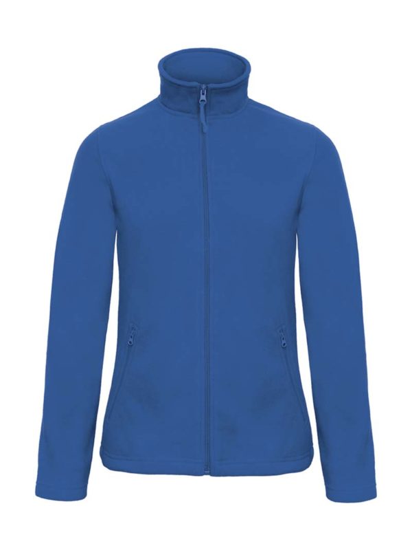 Women Micro Fleece Full Zip Kleur Royal