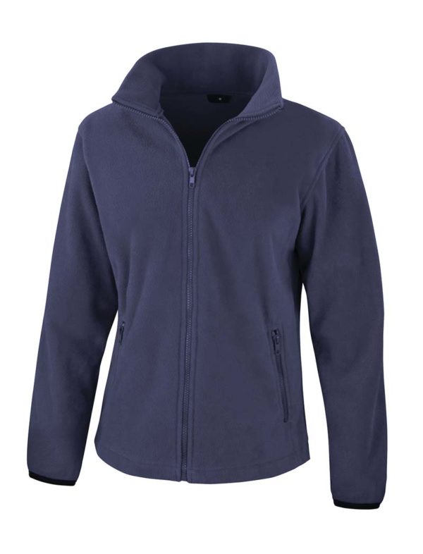 Womens Fashion Fit Outdoor Fleece Kleur Navy