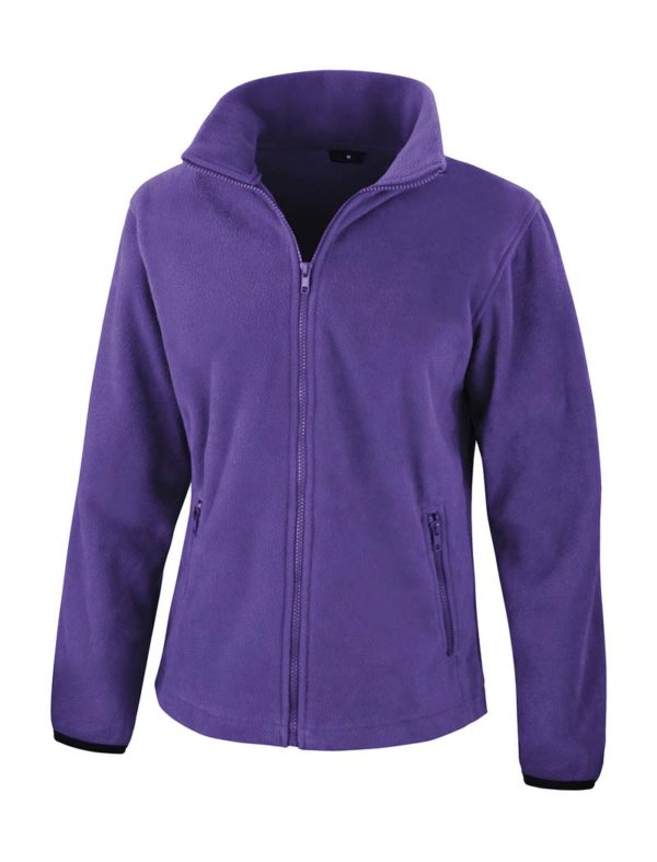 Womens Fashion Fit Outdoor Fleece Kleur Purple