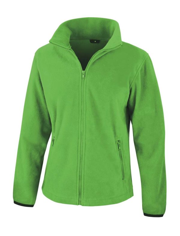 Womens Fashion Fit Outdoor Fleece Kleur Vivid Green