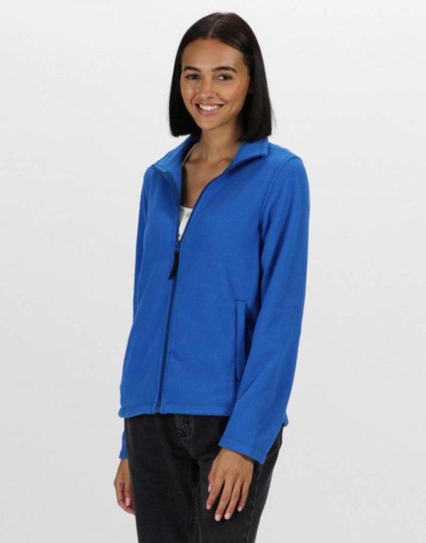 Womens Micro Full Zip Fleece Kleur Oxford Blue