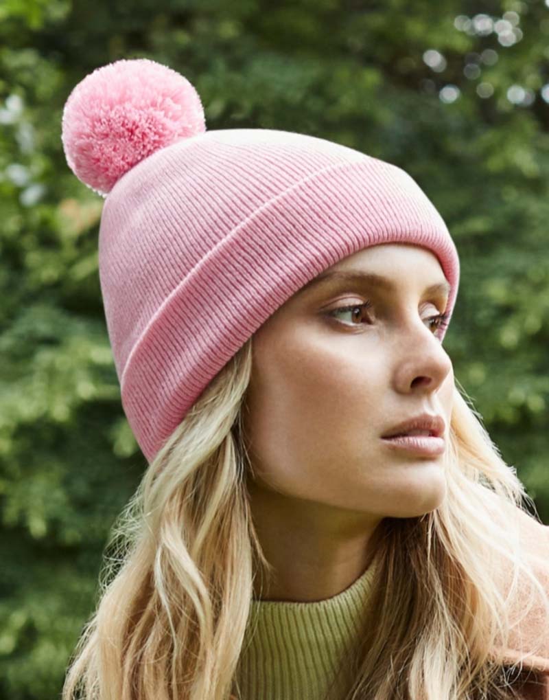 Original Pom Pom Beanie,merk Beechfield B426. Beanie,merk Beechfield.