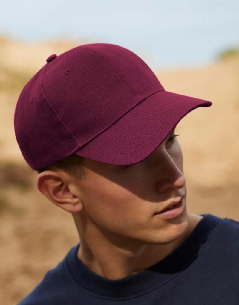 Pro-Style Heavy Brushed Cotton Cap,merk Beechfield B65. Cap,merk Beechfield.