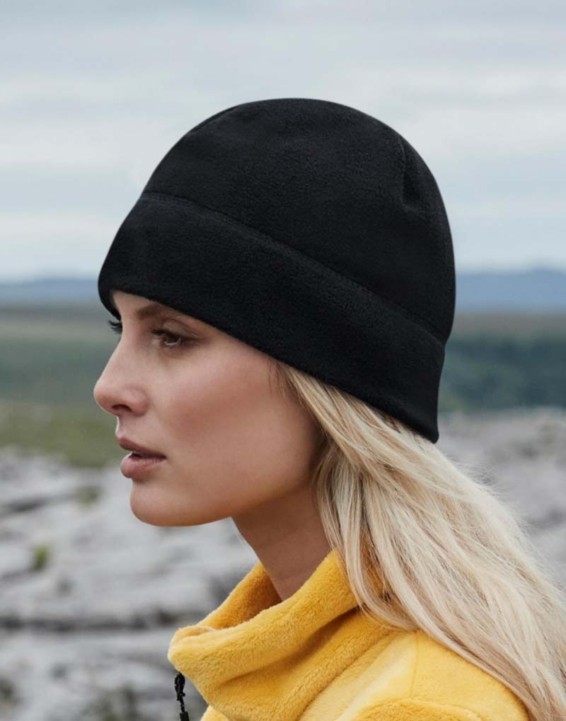 Recycled Fleece Pull-On Beanie,merk Beechfield B244R. Beanie,merk Beechfield.