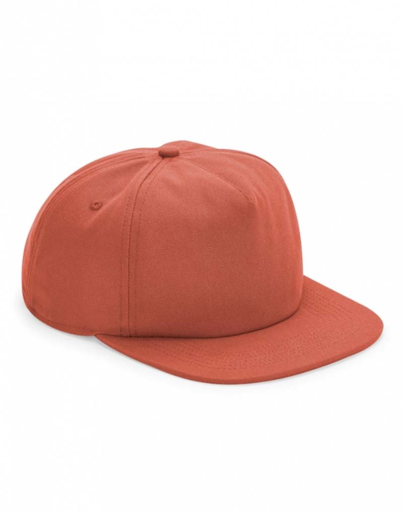 Organic Cotton Unstructured 5 Panel Cap,merk Beechfield B64N. Cap,merk Beechfield.