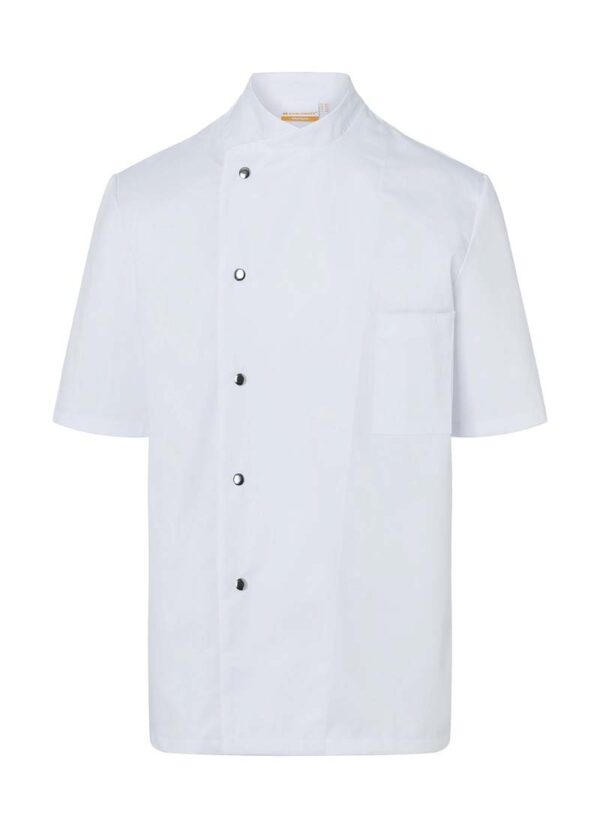 Chef Jacket Gustav Short Sleeve Kleur White