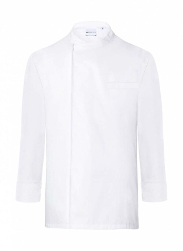 Chef's Shirt Basic Long Sleeve Kleur White