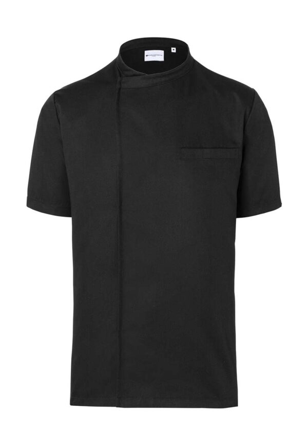 Chef's Shirt Basic Short Sleeve Kleur Black