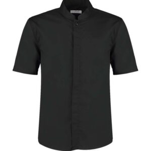 Tailored Fit Mandarin Collar Shirt SSL