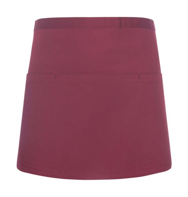 Waist Apron Basic with Pockets Kleur Bordeaux