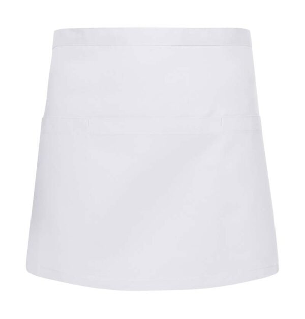 Waist Apron Basic with Pockets Kleur White